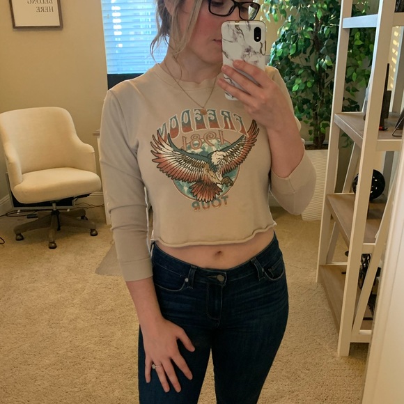 la la land Creative crop sweatshirt - Picture 3 of 6